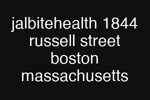 jalbitehealth 1844 russell street boston massachusetts